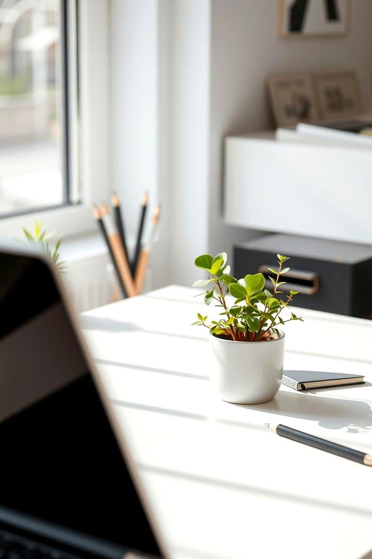 Enhance Your Workspace with Desk Plants - 24 Ways Decorating With Plants