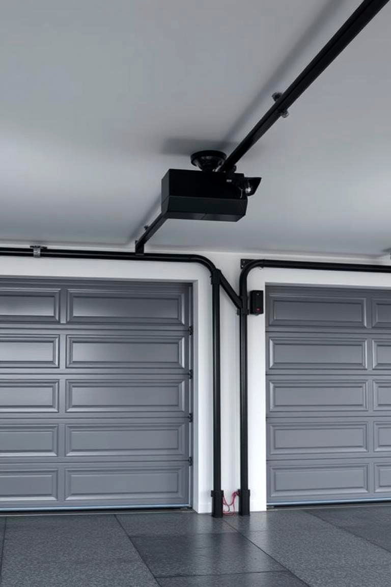 Enhanced Black Safety and Security Features - 24 Black Garage Ideas
