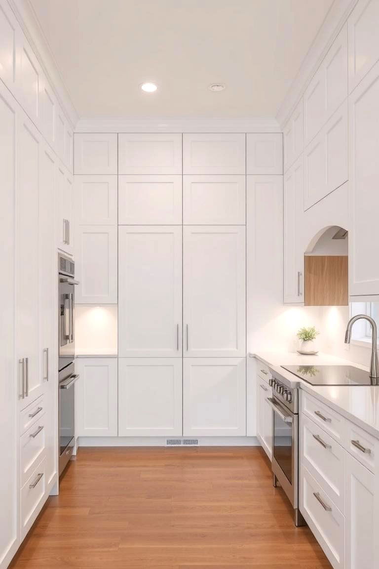 Enhanced Cleanliness - 24 Floor to Ceiling Kitchen Cabinets