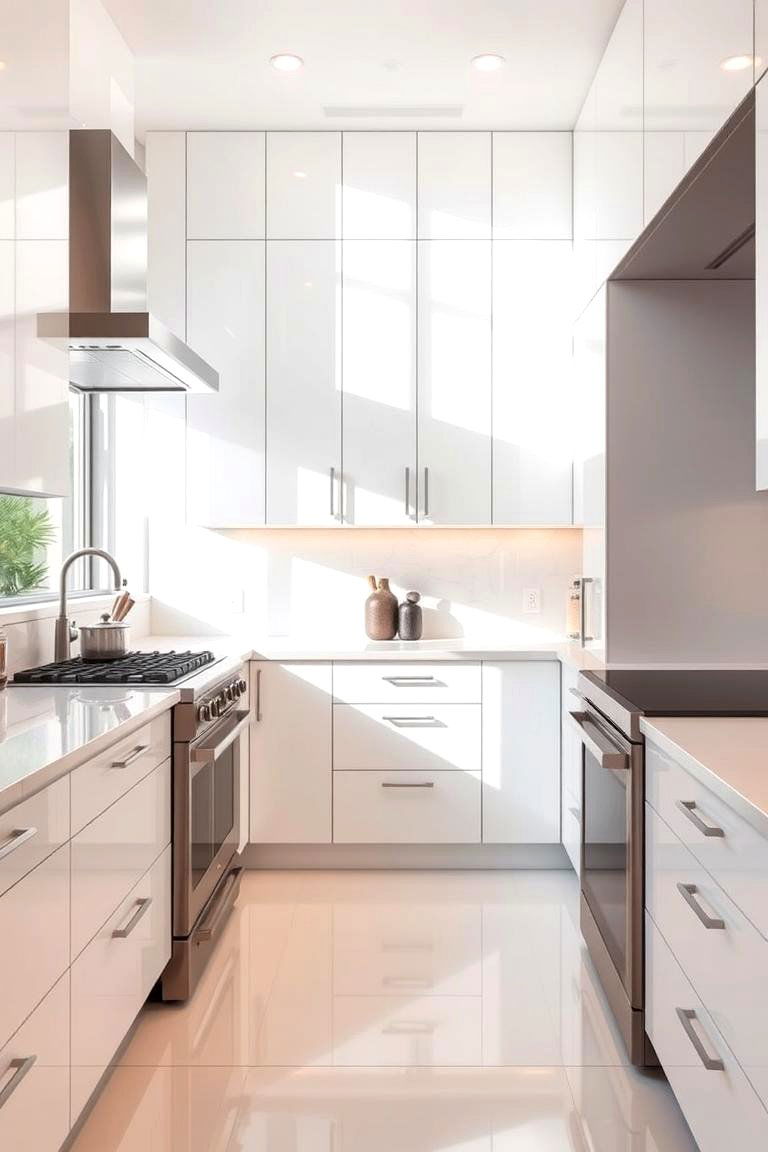 Enhanced Storage Capacity - 24 Floor to Ceiling Kitchen Cabinets