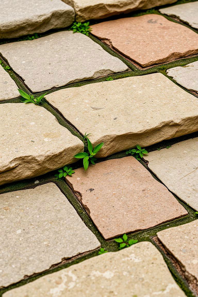 Enhancing Curb Appeal - 24 Flagstone Steps