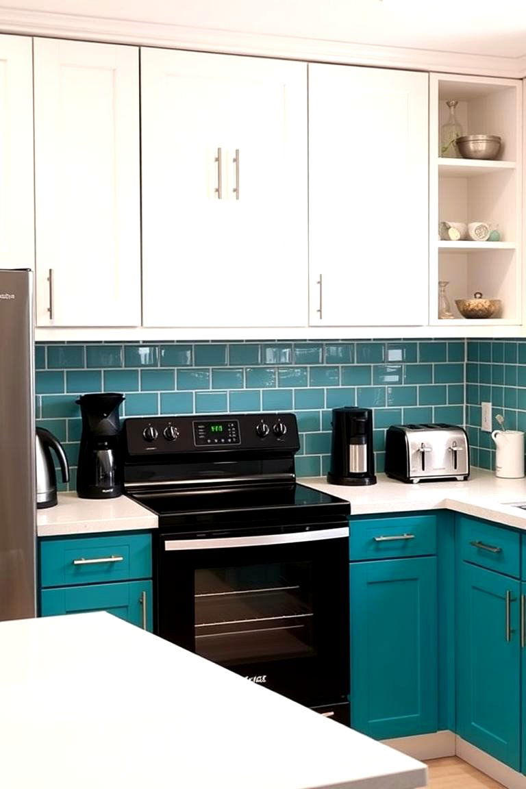 Enhancing Metallic Accents - 24 Kitchen With Black Appliances