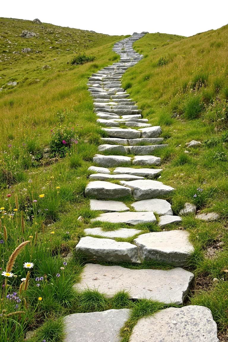 Enhancing Your Landscapes Flow - 24 Flagstone Steps