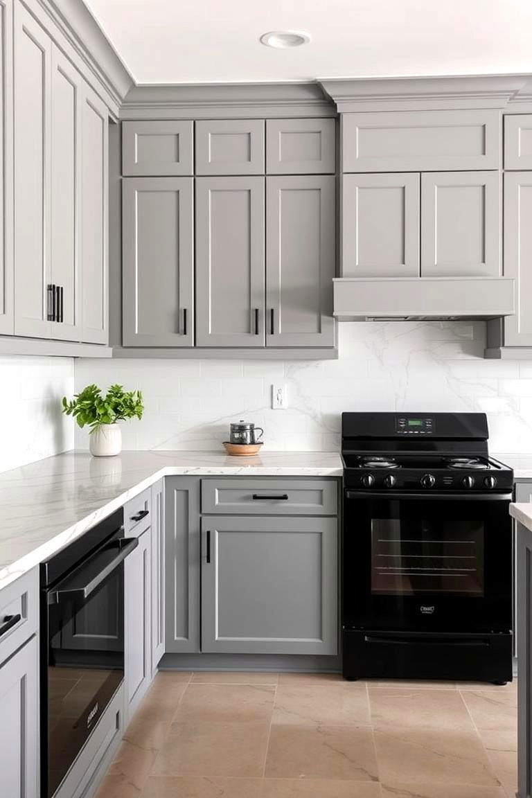 Enhancing the Look of Open Shelving - 24 Kitchen With Black Appliances