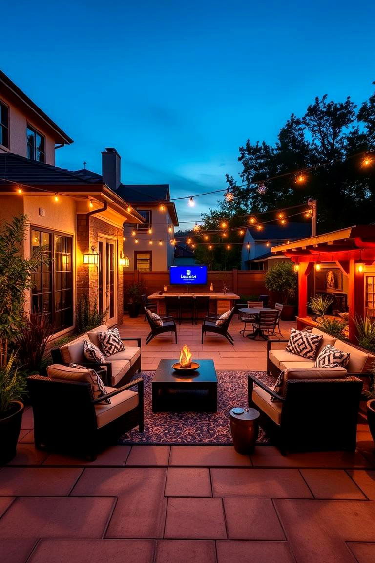 Entertainers Outdoor Retreat - 24 Large Backyard Ideas