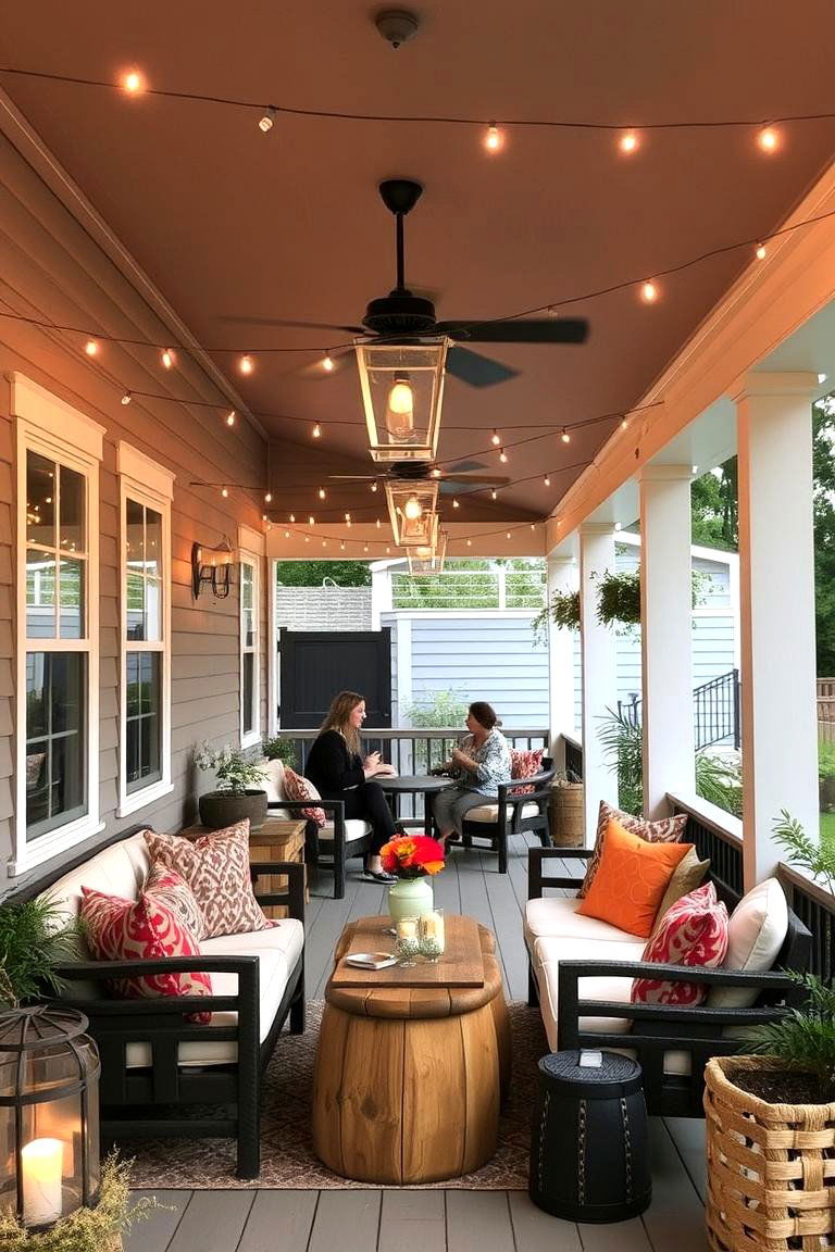 Entertaining Social Space Porch - 24 Small Screened-in Porch Ideas