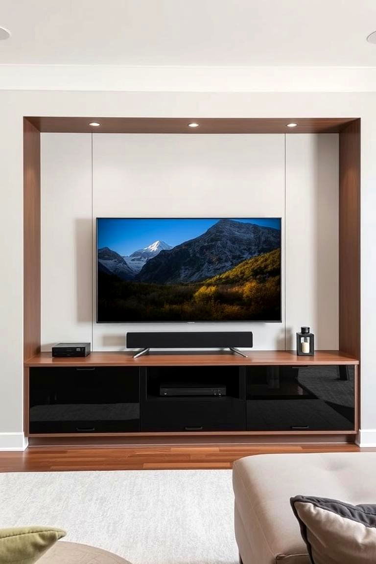 Entertainment Center Alcove - 24 Living Room Nook Ideas