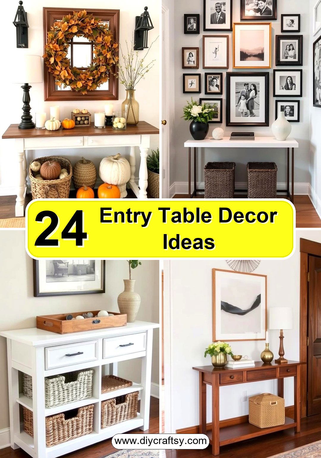 Entry Table Decor Ideas