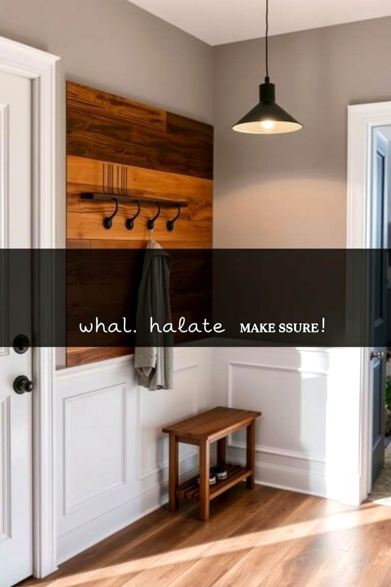 Entryway Organizer Half Wall - 24 Half Wall Ideas