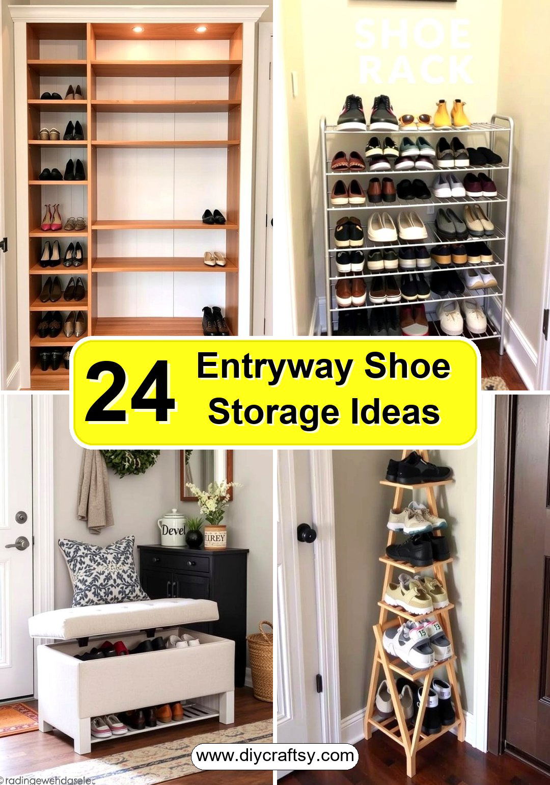 Entryway Shoe Storage Ideas