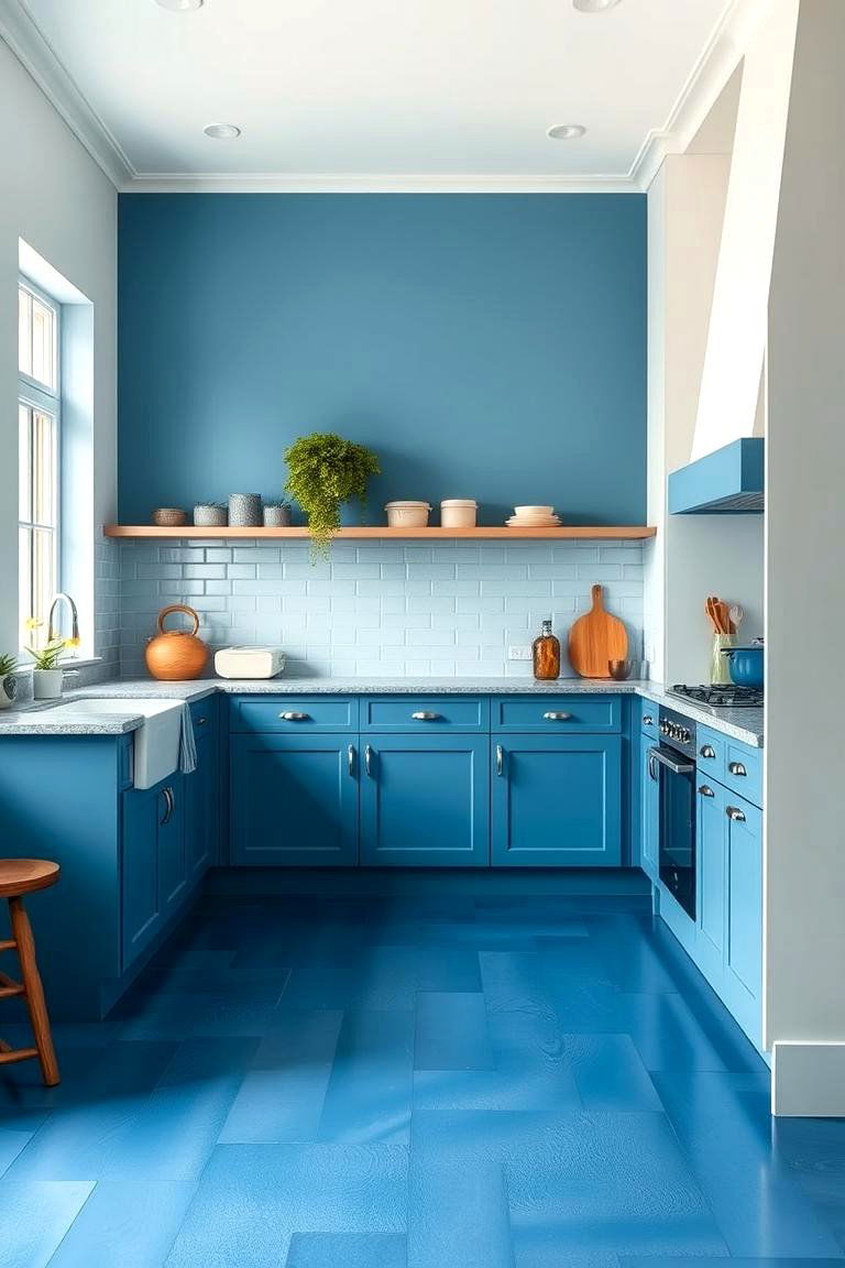 Environmentally Friendly Linoleum - 24 Kitchen Floor Ideas