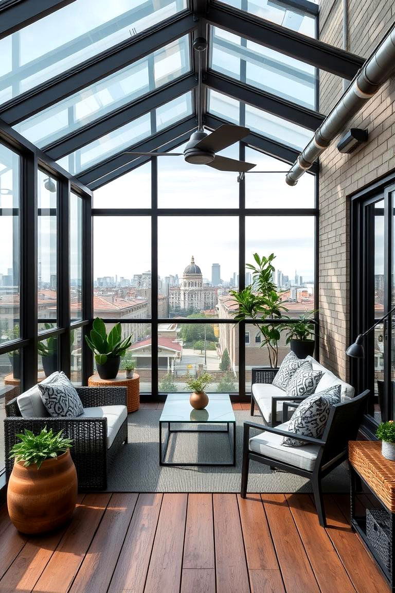 Envision a Stylish Urban Retreat - 24 Sunroom and Deck Combo Ideas