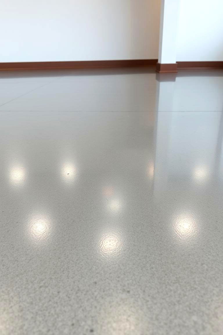 Epoxy Coated Concrete Floor - 24 Types of Concrete Floor Finishes