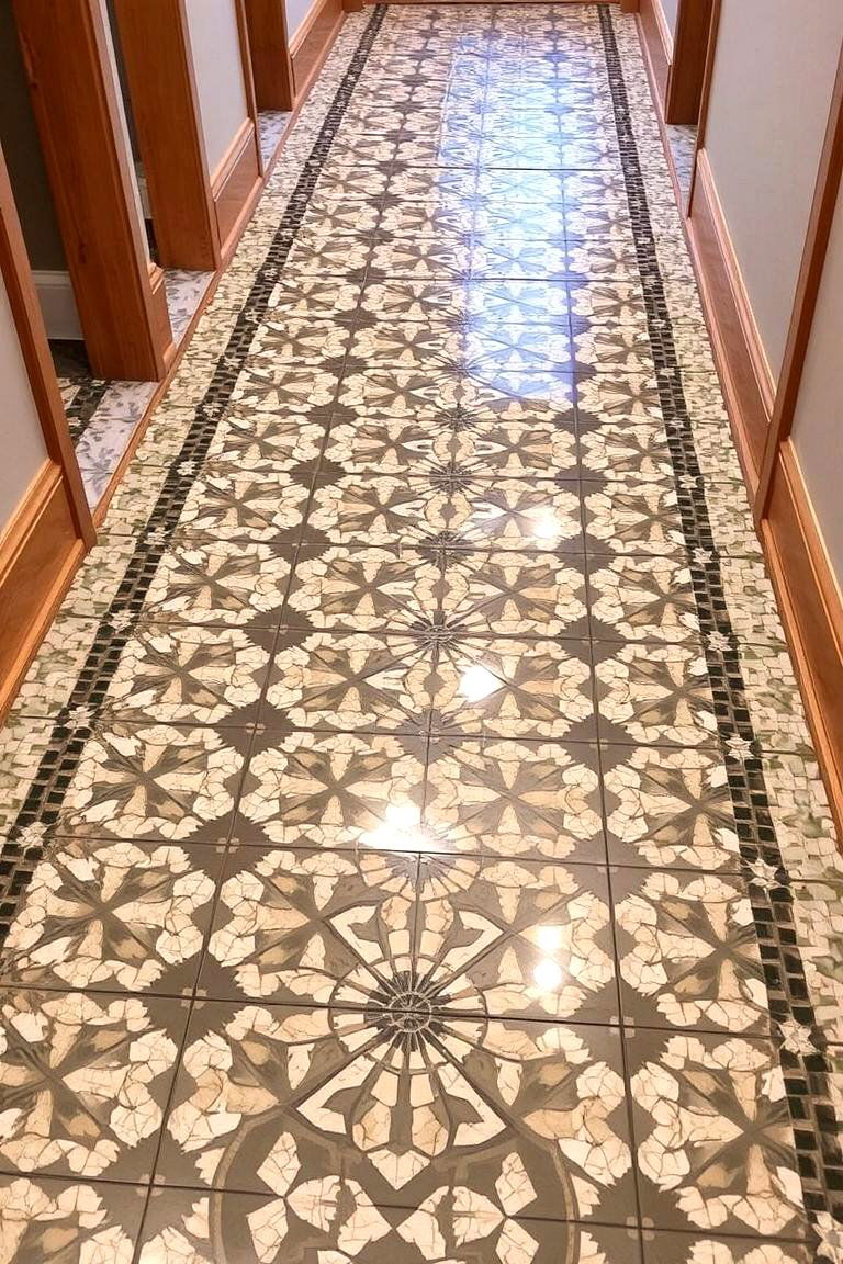 Epoxy Floors with Custom Mosaics - 24 Epoxy Floor Designs