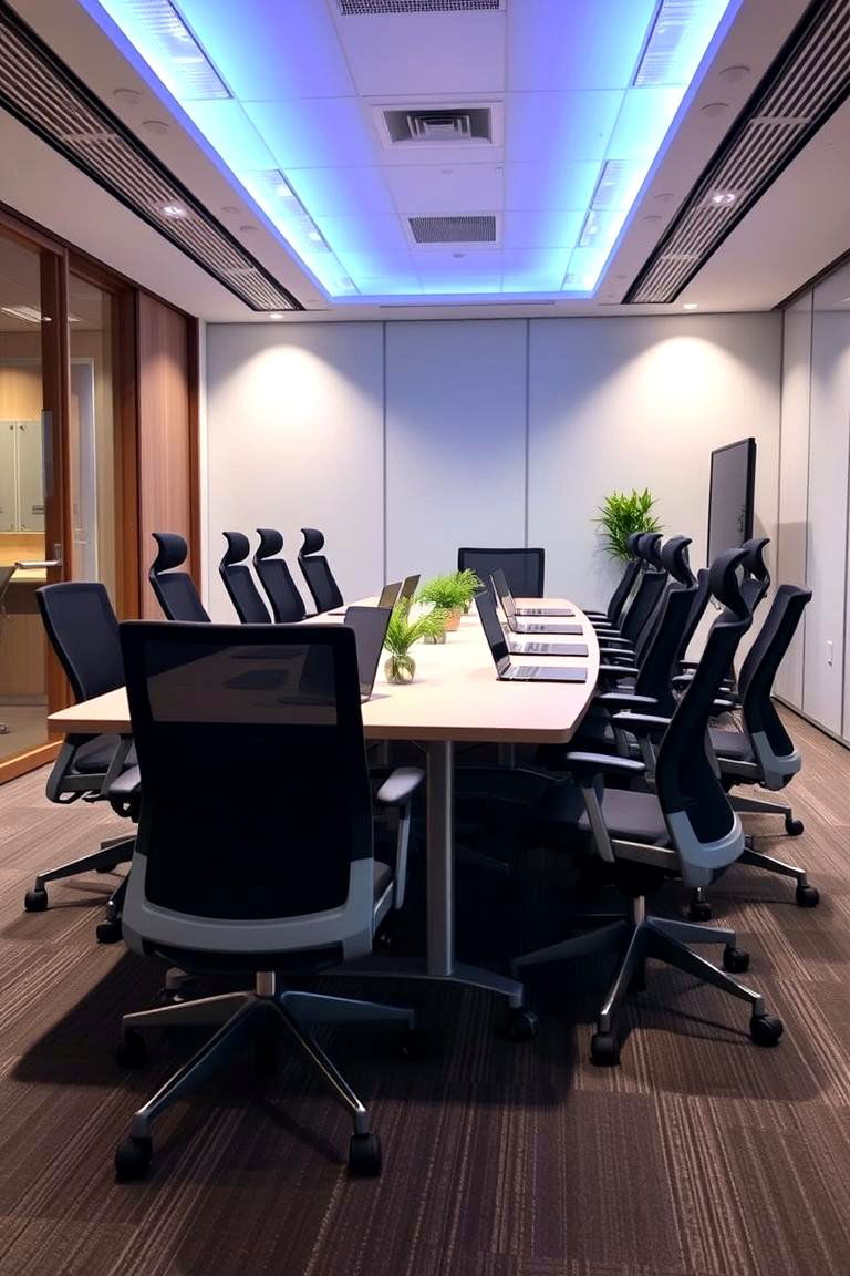 Ergonomic Comfort Focus - 24 Conference Room Design Ideas and Inspiration
