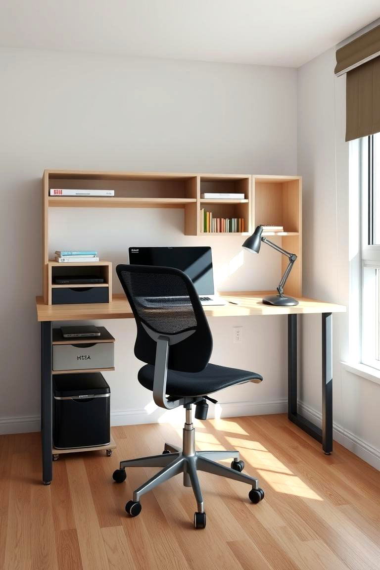 Ergonomic Desk Arrangement - 24 Student Bedroom Design Ideas