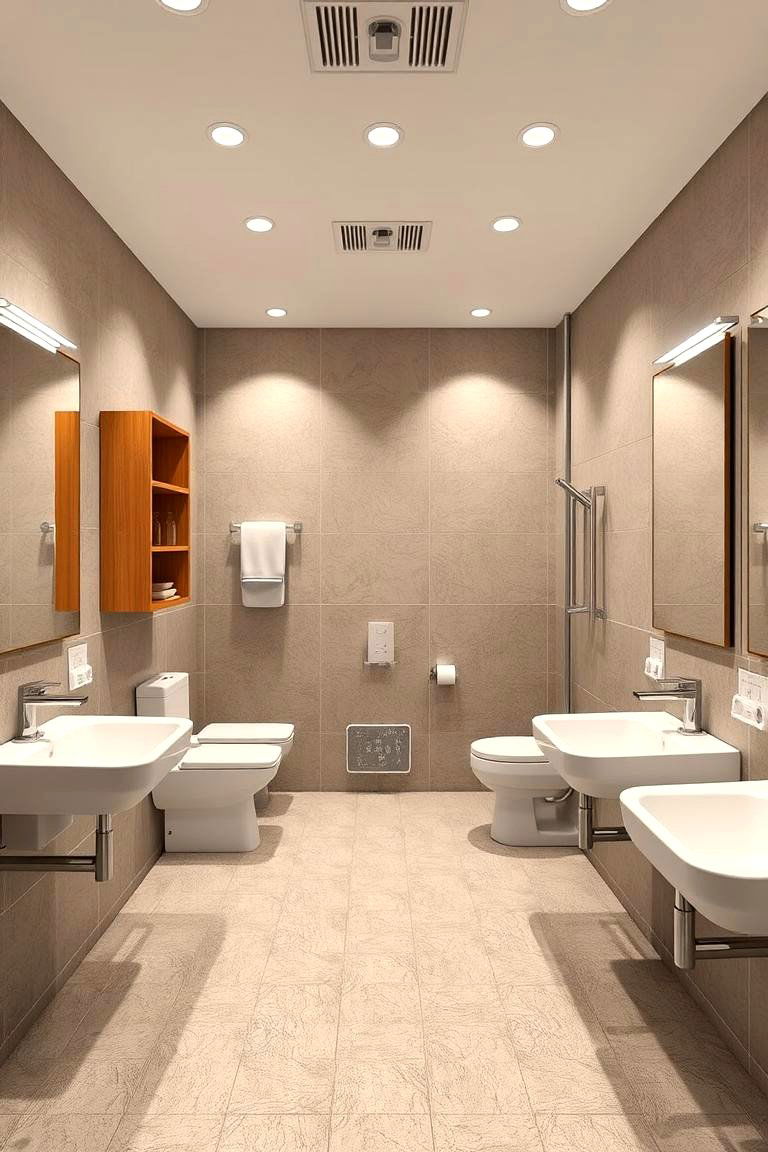 Ergonomic Fixture Placement for Optimal Use - 24 Handicap Bathroom Ideas