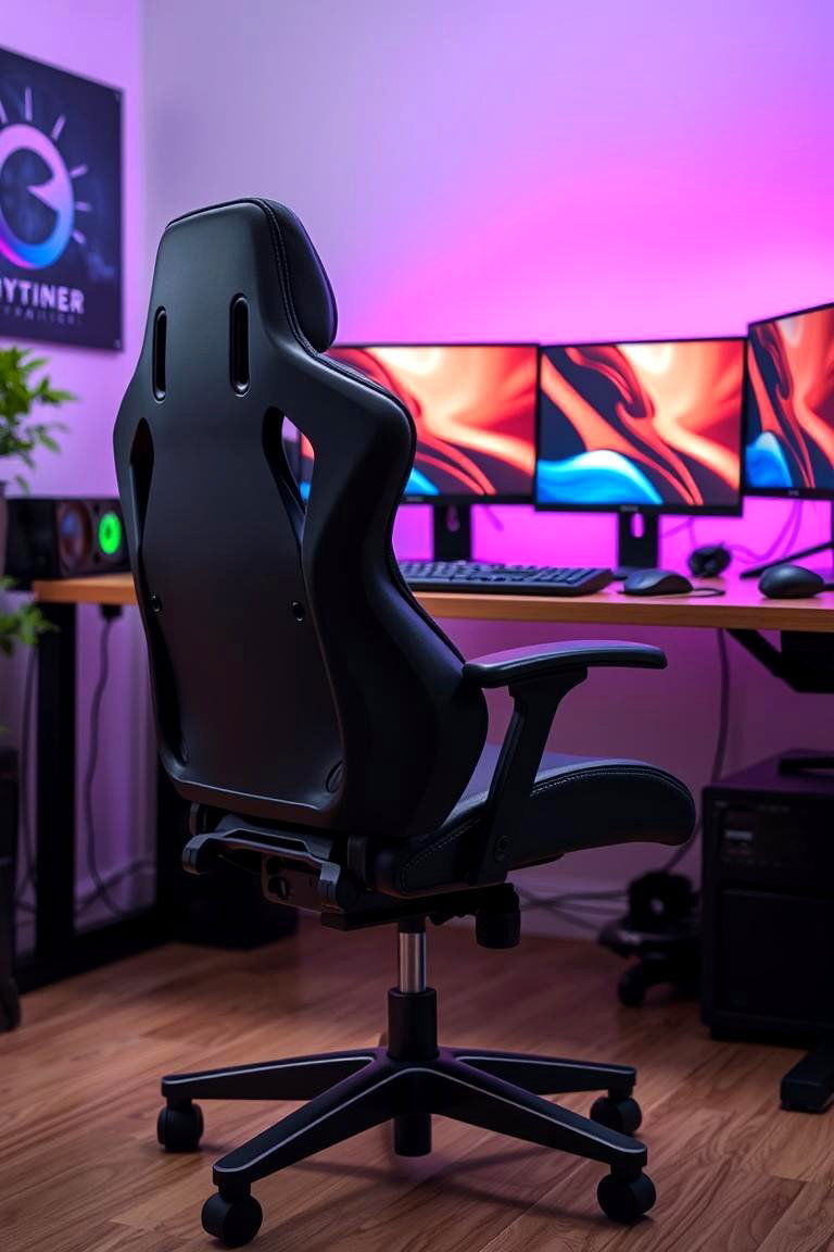 Ergonomic Gaming Workstation - 24 Boys Gaming Bedroom Ideas