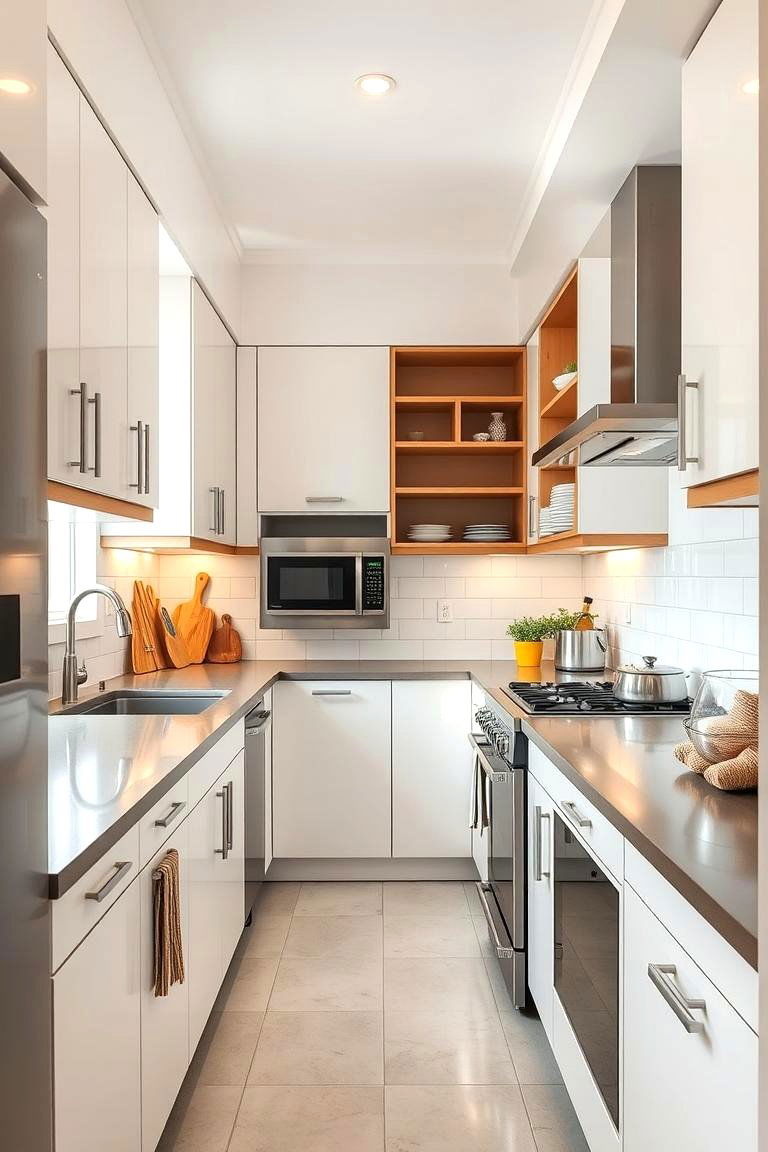 Ergonomic Kitchen Layout - 24 Galley Kitchen Ideas