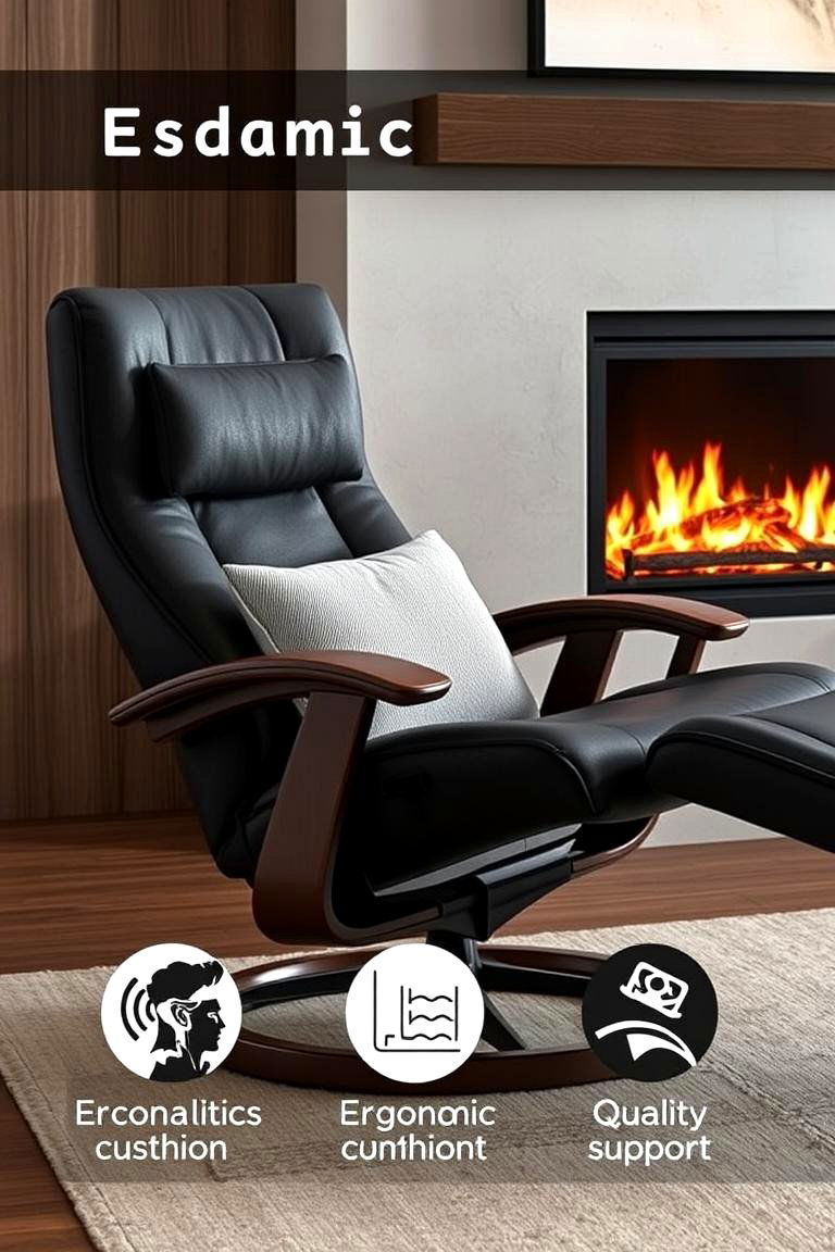 Ergonomic Lounge Chair - 24 Chairs in Front of Fireplace Ideas