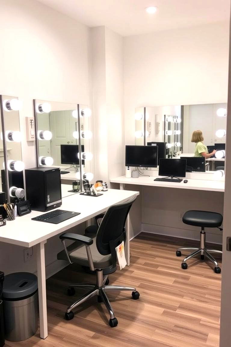 Ergonomic Workstation Design - 24 Makeup Room Ideas