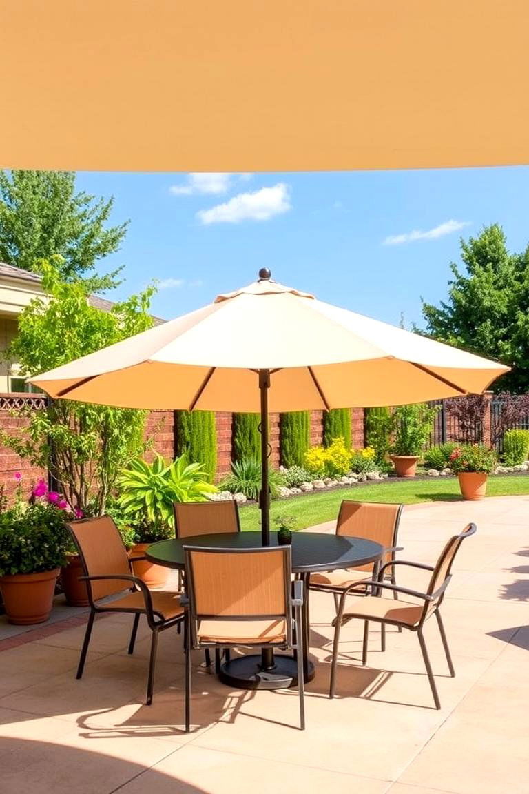 Essential Outdoor Umbrella - 24 Outdoor Furniture Ideas