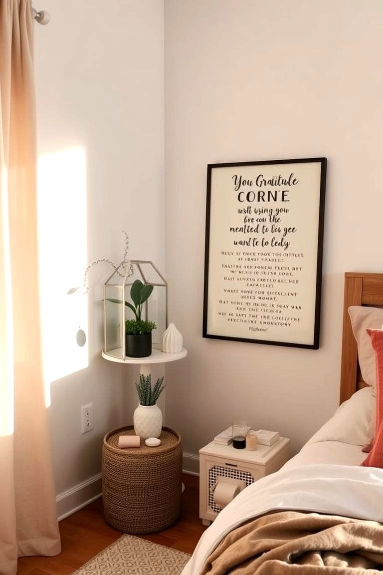 Establish a Gratitude Corner - 24 Zen Room Ideas