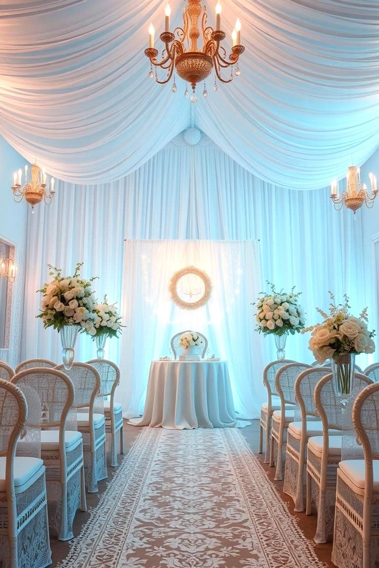 Ethereal Blue Elegance - 24 Blue Wedding Theme Ideas