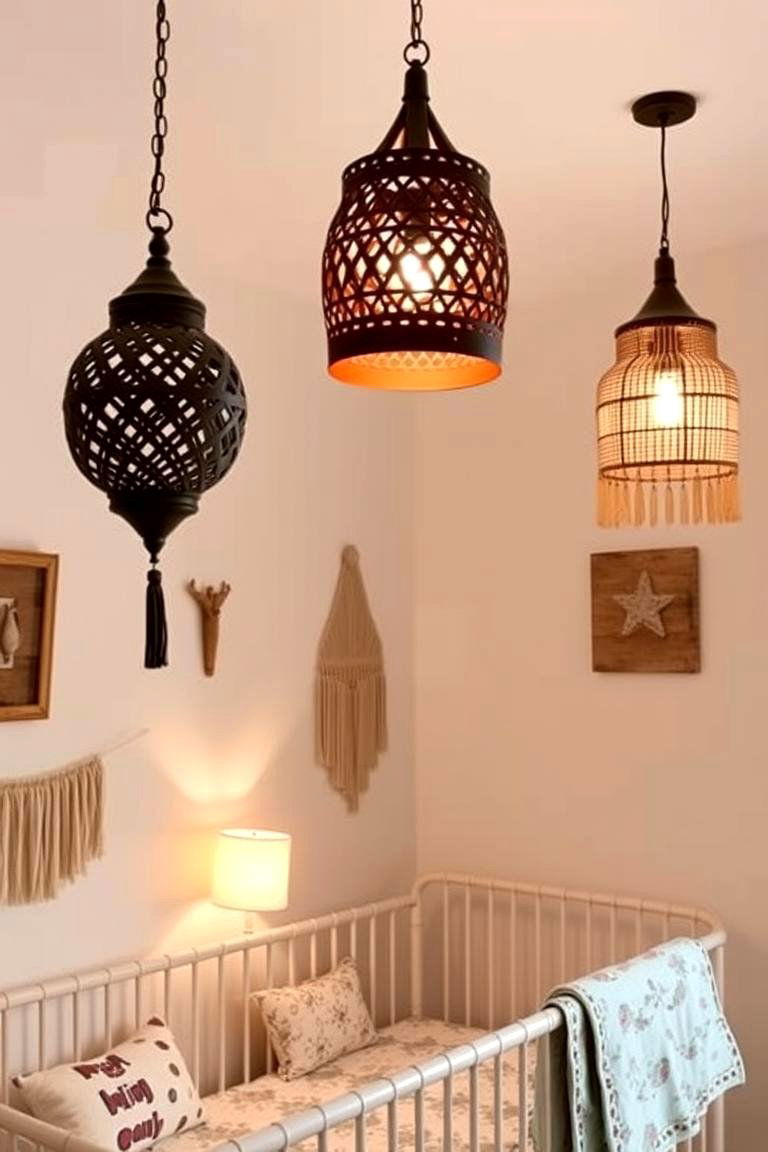 Ethnic Inspired Lighting - 24 Boho Nursery Ideas