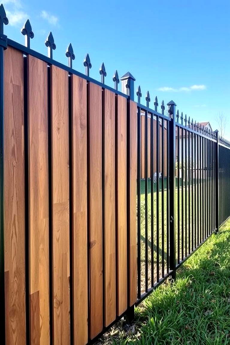 Evaluating the Cost Effectiveness of Metal and Wood Fences - 24 Metal and Wood Fence