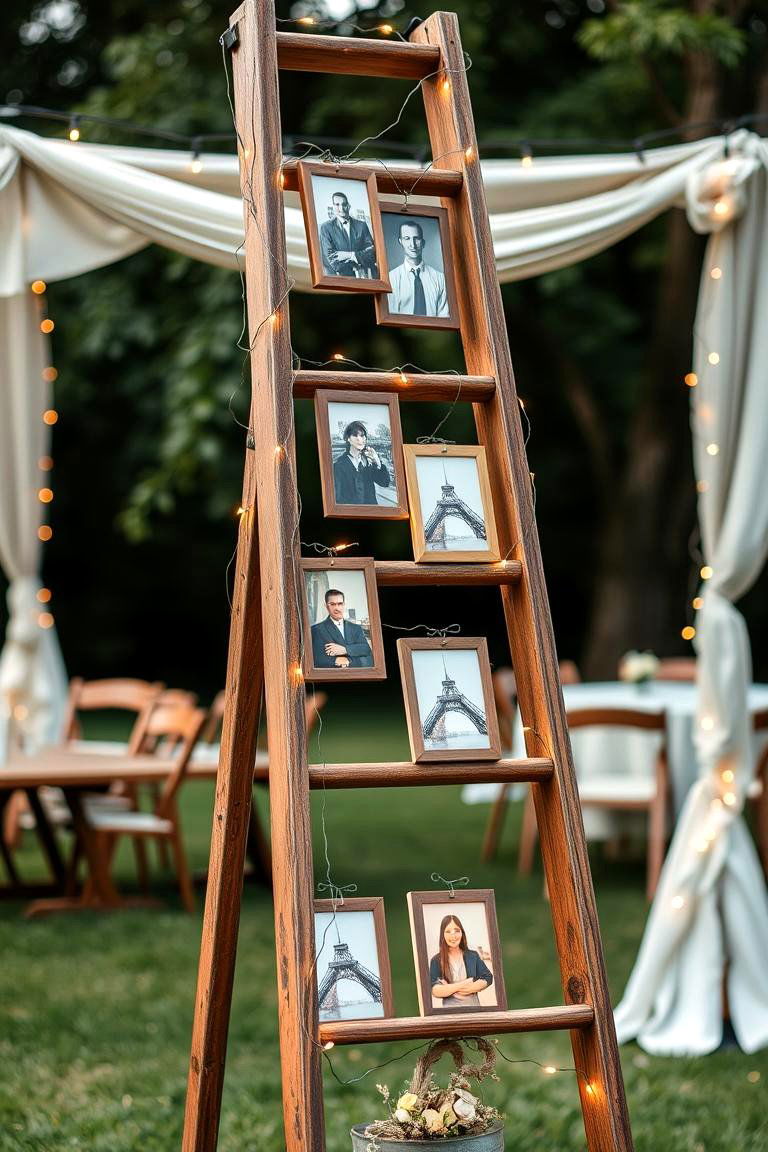 Event Decor Ladder - 24 Ladder Storage Ideas