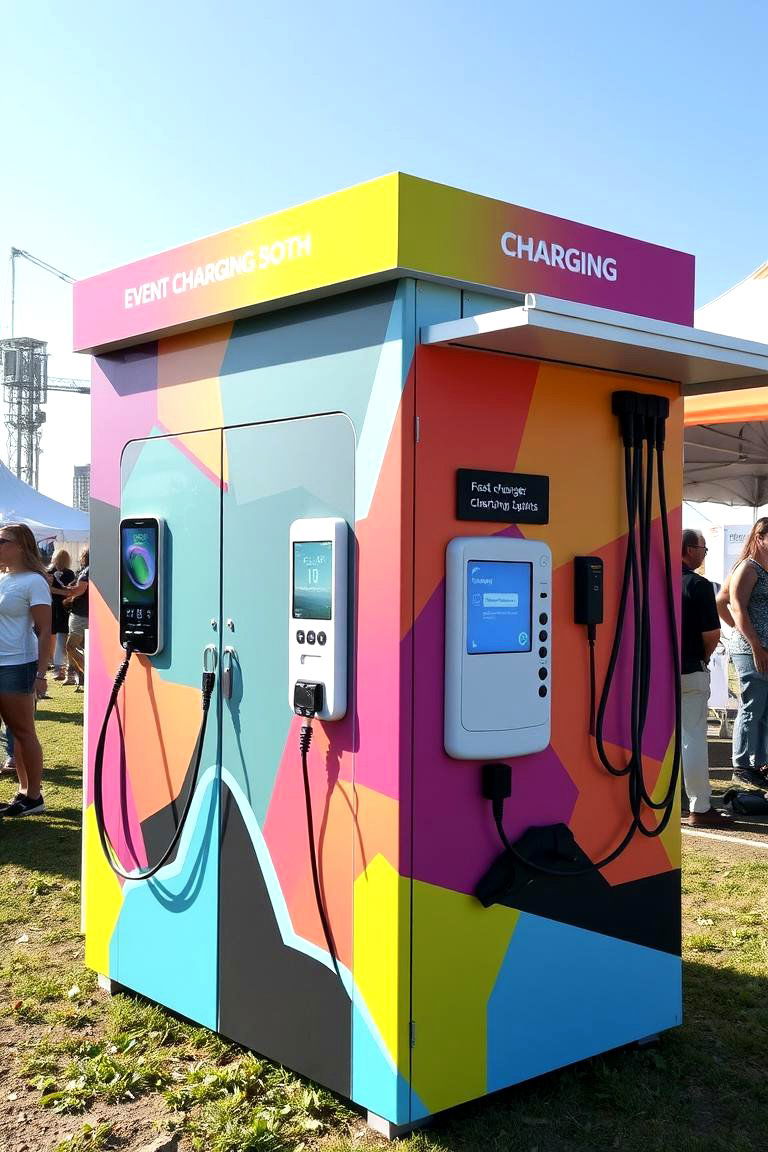 Event and Festival Charging Booth - 24 charging station ideas