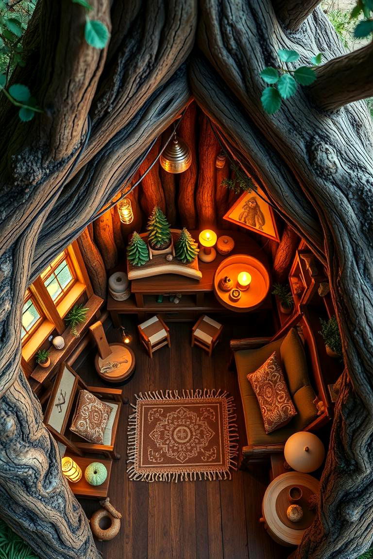Ewok Treehouse Nook - 24 Star Wars Man Cave Ideas