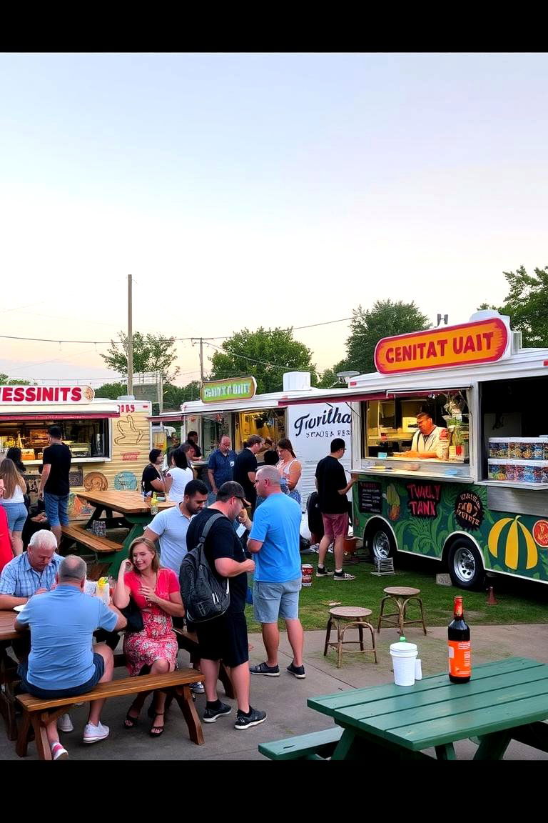 Exciting Food Truck Rally - 24 Wedding Rehearsal Dinner Ideas
