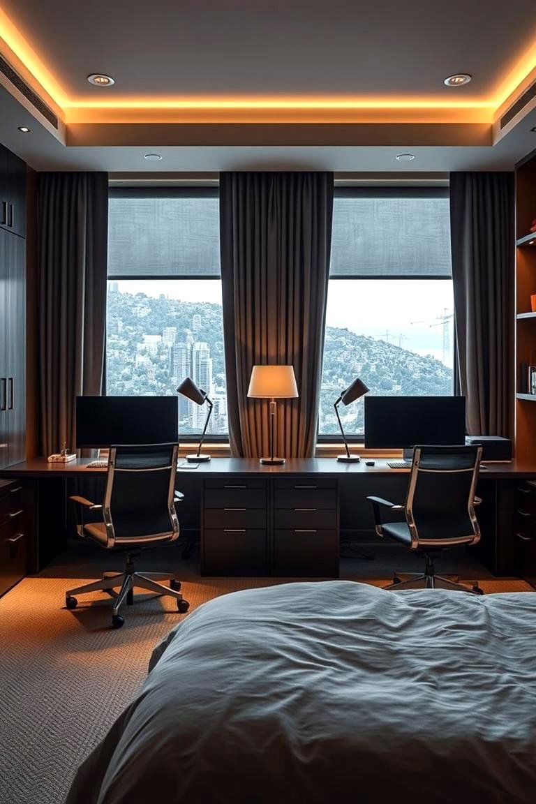 Executive Office Man Cave - 24 Man Cave Bedroom Ideas