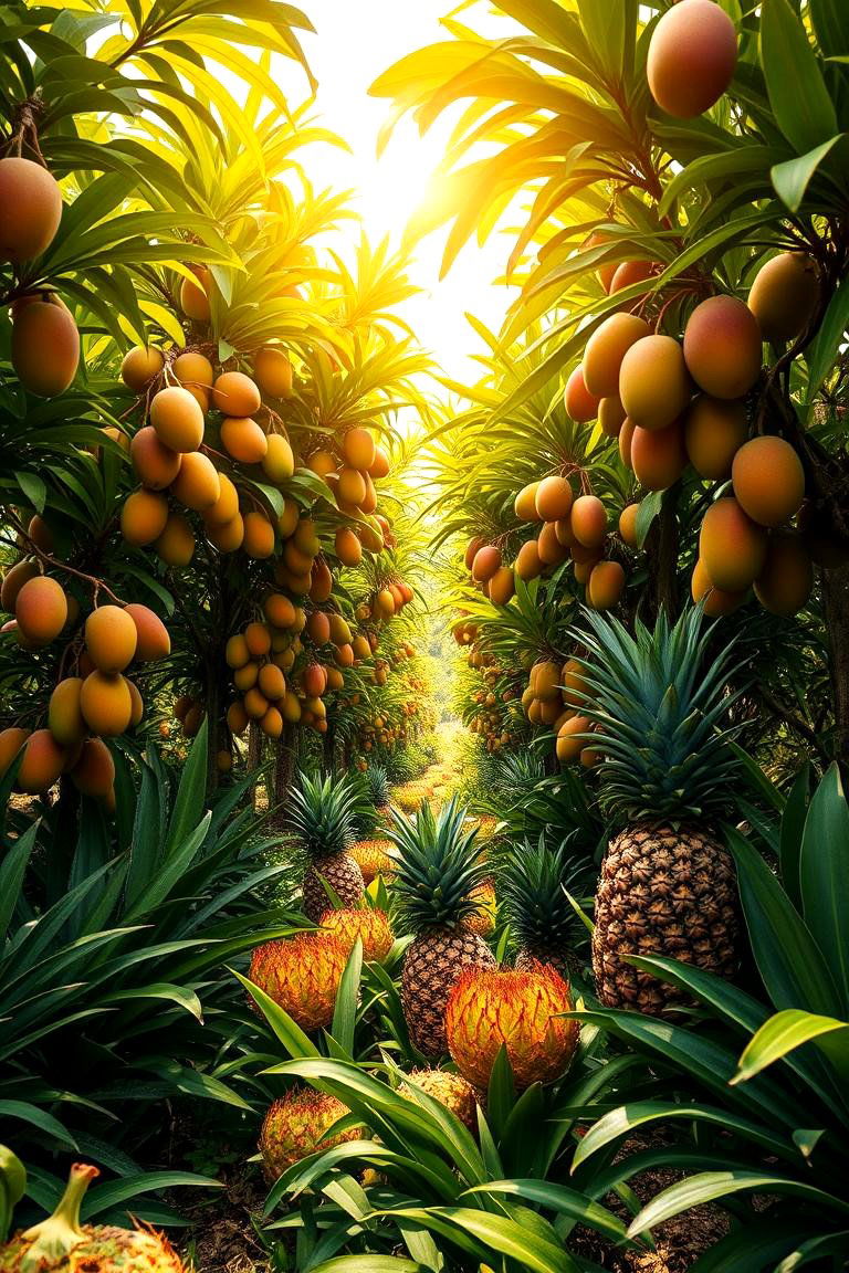 Exotic Fruit Orchard - 24 Tropical Landscape Ideas