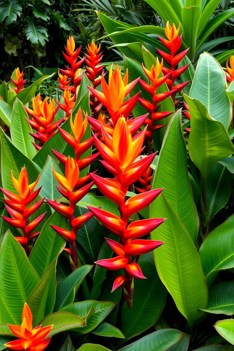 Exotic Ginger and Heliconia Garden - 24 Tropical Garden Ideas