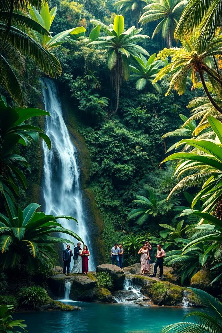 Exotic Jungle Wedding - 24 Destination Wedding Ideas