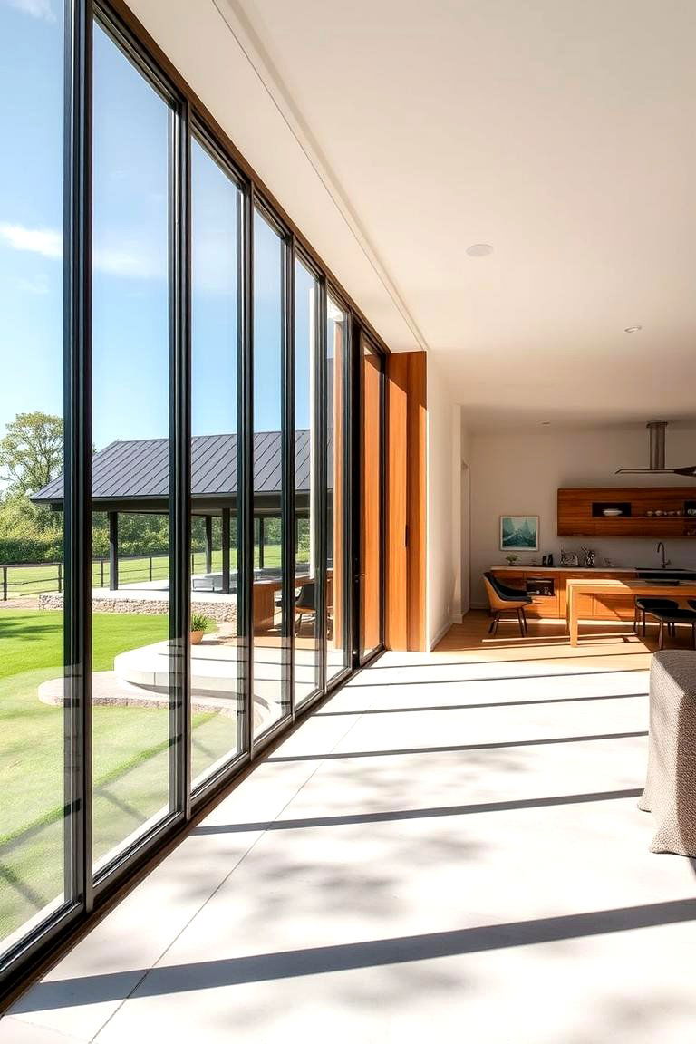 Expansive Sliding Glass Doors - 24 Modern Farmhouse Exterior