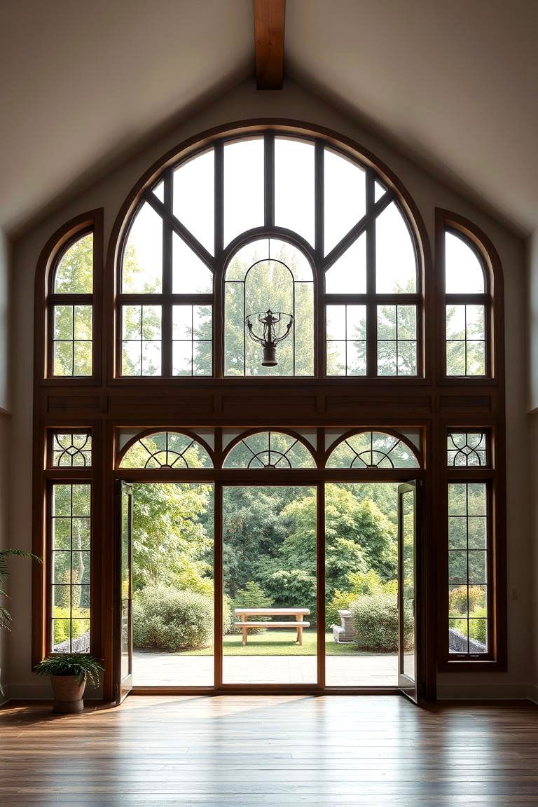 Expansive Windows with Arched Details - 24 Modern Tudor Exterior Inspiration