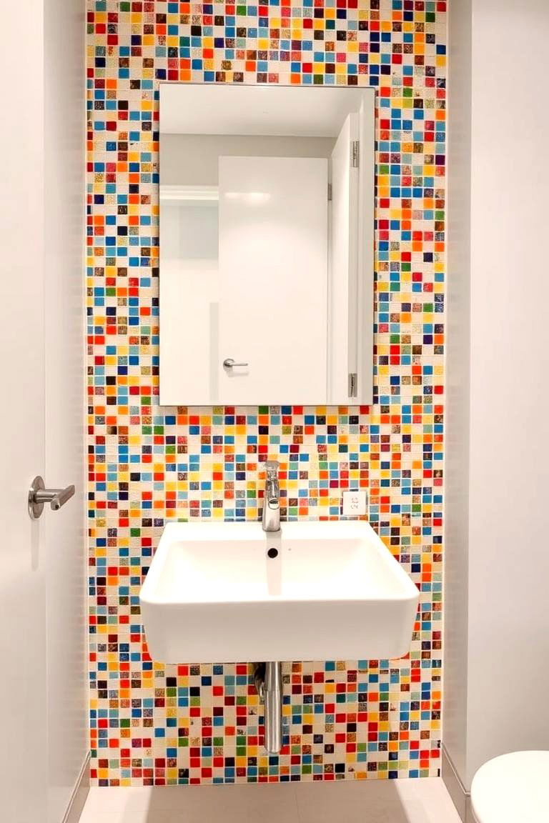 Experiment with Bold Tile Patterns - 24 Apartment Bathroom Ideas