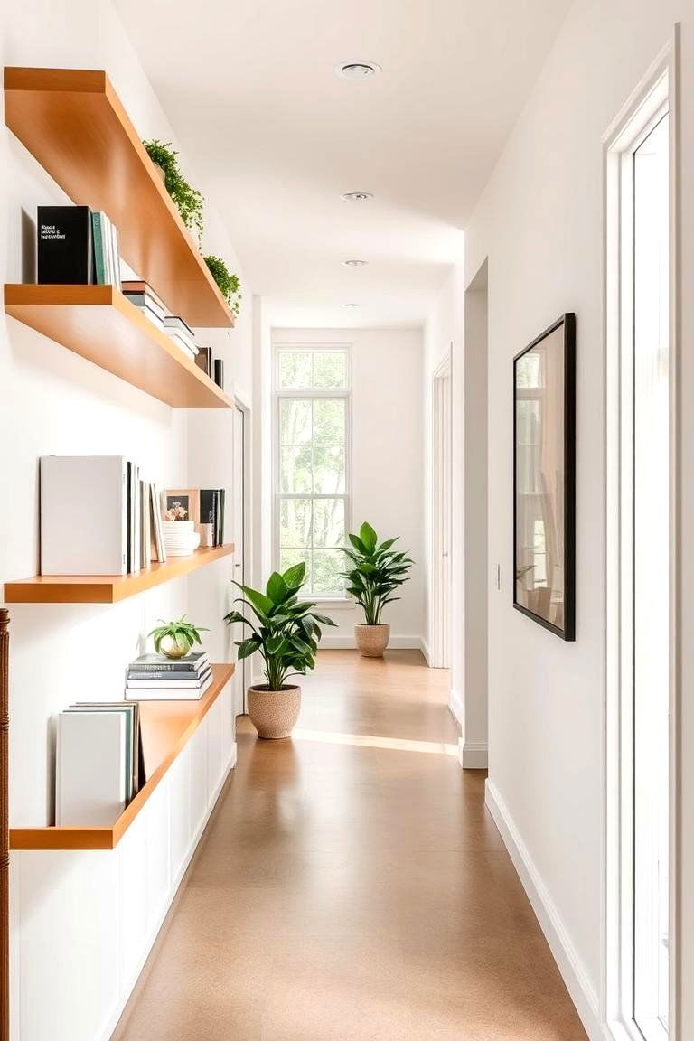 Experiment with Open Shelving - 24 Hallway Ideas