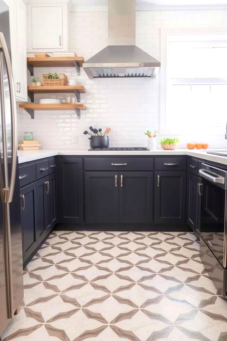 Explore Thrifty Flooring Options - 24 Small Kitchen Ideas on a Budget