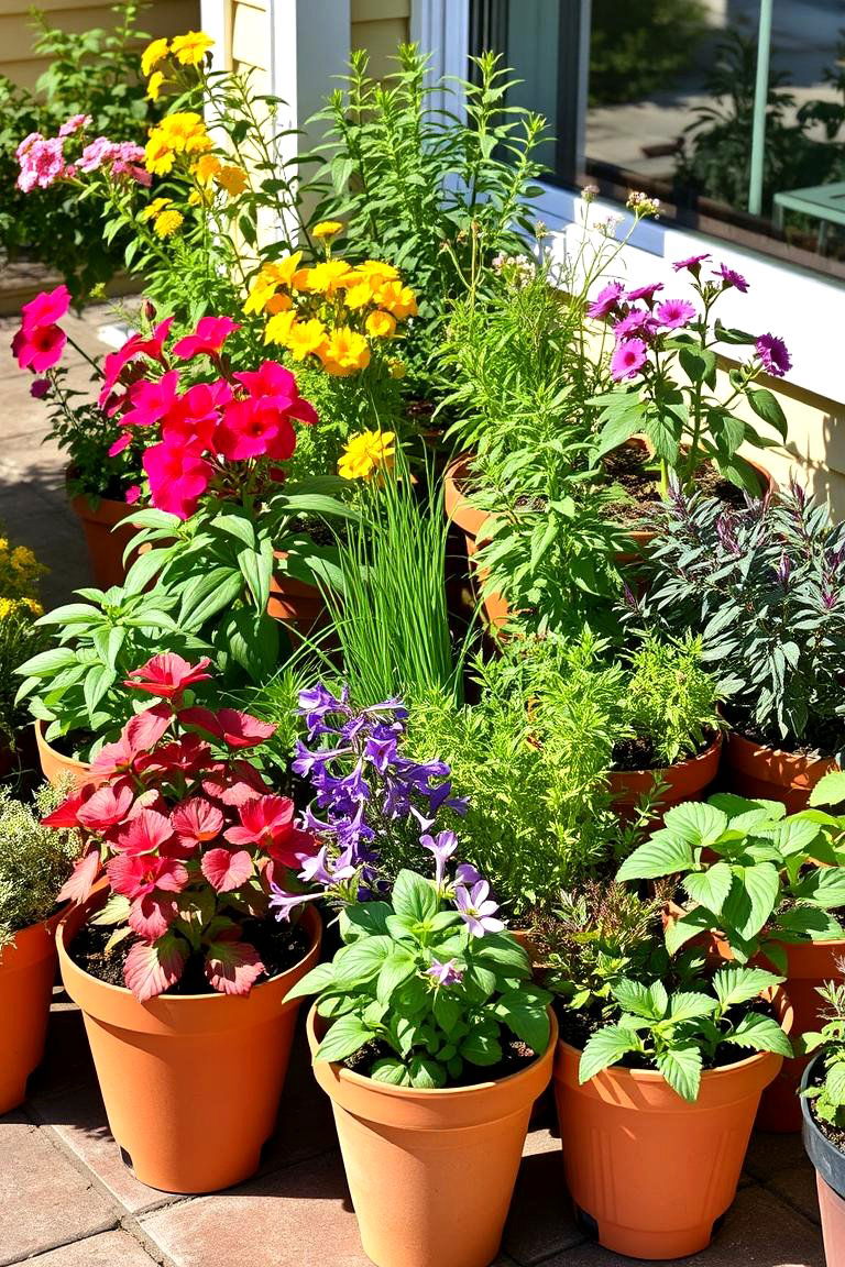 Explore the Versatility of Container Gardening - 24 Low Maintenance Backyard Landscaping Ideas