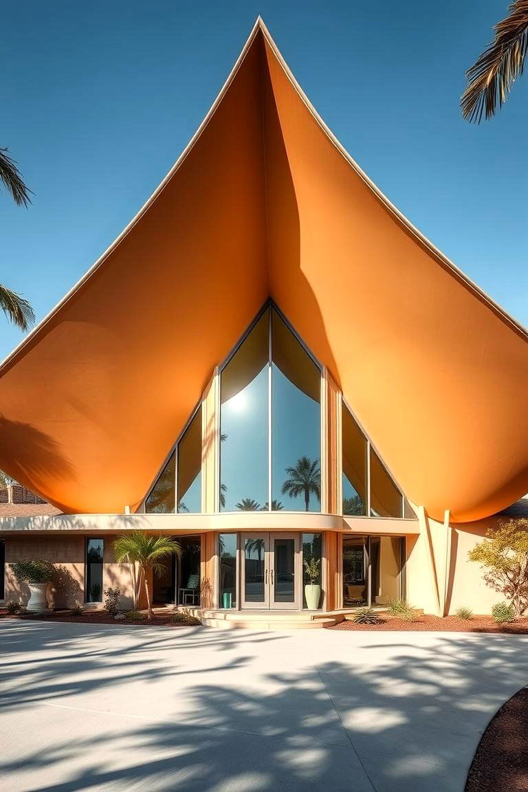 Exploring the Elegance of a Butterfly Roof - 24 Mid-Century Modern Exterior Home Ideas