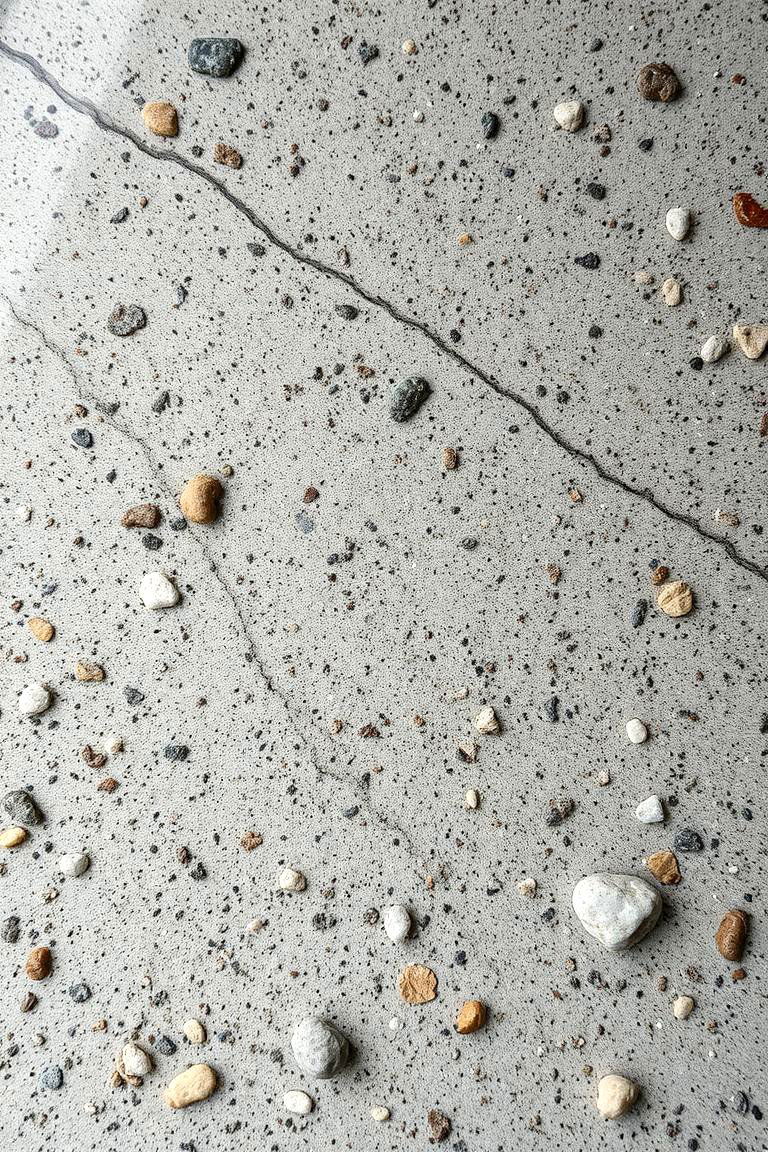 Exposed Aggregate Concrete Countertop - 24 Concrete Countertop Ideas