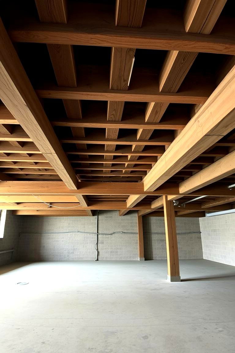 Exposed Beams for Industrial Charm - 24 Basement Ceiling Ideas