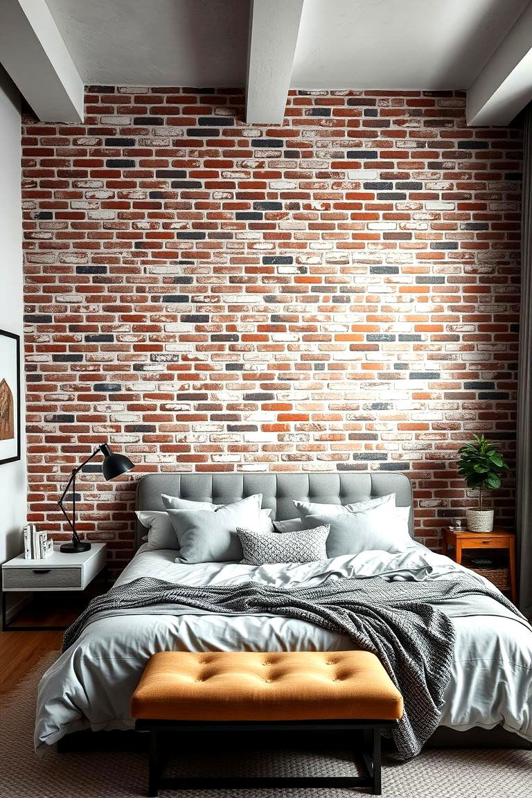 Exposed Brick Walls - 24 Hipster Bedroom Ideas
