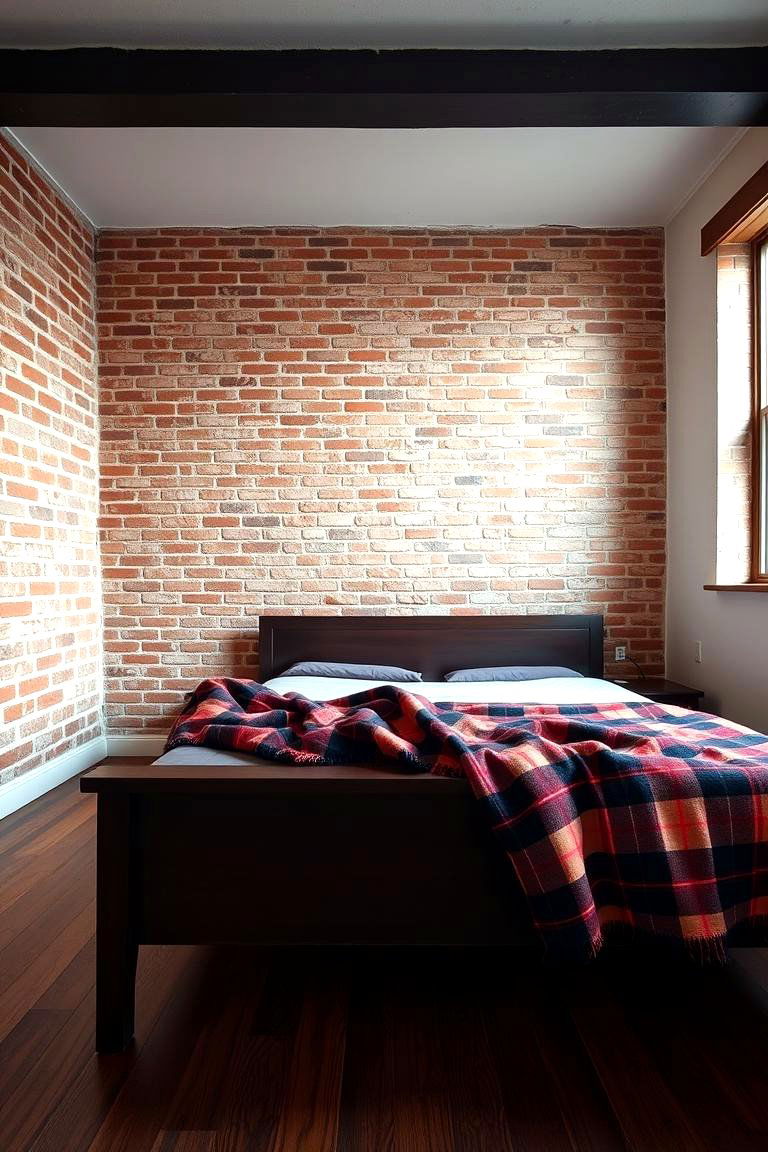 Exposed Brick or Faux Brick Wall - 24 Grunge Aesthetic Room Decor Ideas