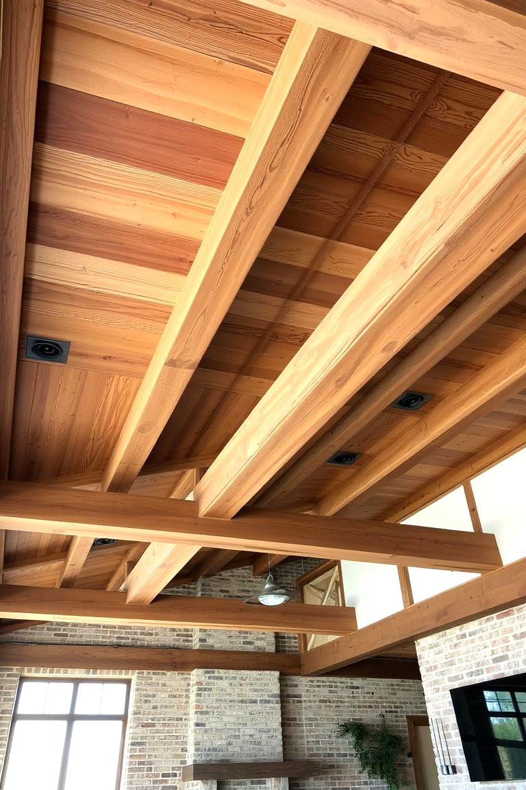 Exposed Ceiling Beams - 24 Industrial Decor Ideas